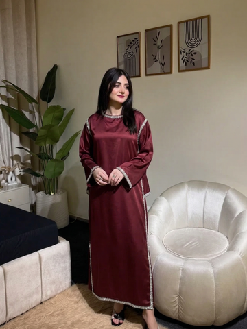 Viral Hania Amir 2pc Maroon